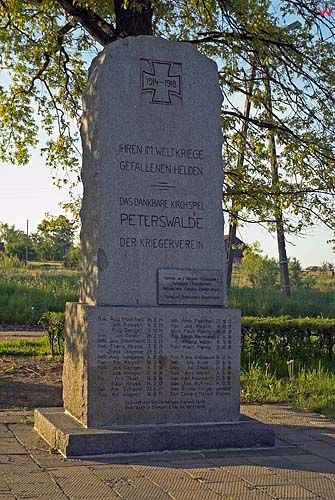 Pomnik we wsi Piotraszewo.